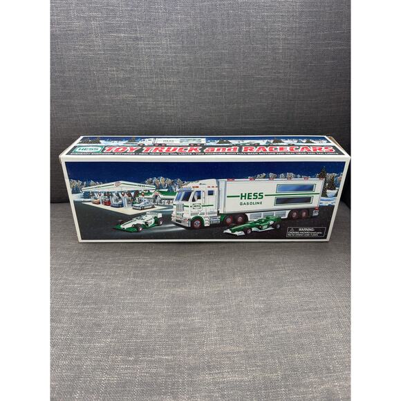 Hess 2003 Toy Truck and Racecars Christmas Collectible Toy Brand New In Box - Picture 1 of 9